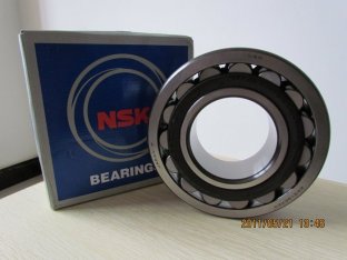NSK Cylindrical Bore Self-aligning Roller Bearings 21320E 21320EAE4 Double Row With Low Friction